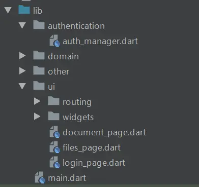 project structure