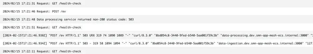 Data Ingestion Logs