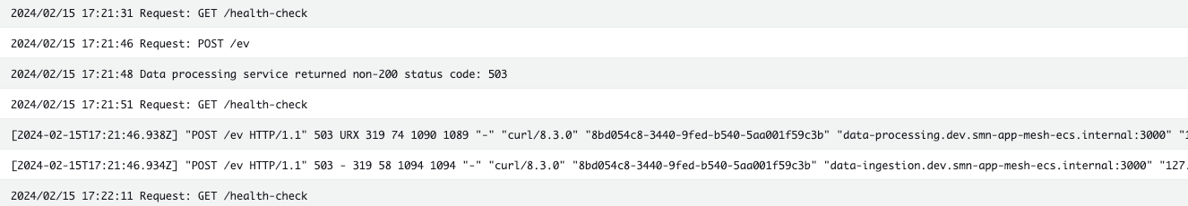 Data Ingestion Logs